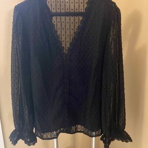 Black Lacey blouse